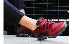 Giày nike chính hãng - giày Nike Air Vapormax Flyknit Team Red pha trộn giữa đỏ nhiệt huyết và đen tinh tế