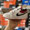 Giày Nike Air Jordan 1 Low GS 'White Gym Red' 553560-118