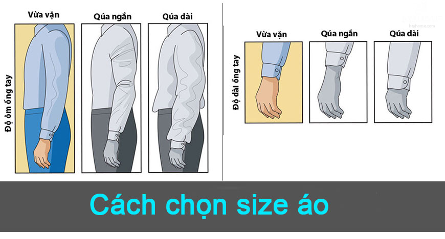 Hướng dẫn chọn size áo chuẩn nhất cho dáng người nam, nữ