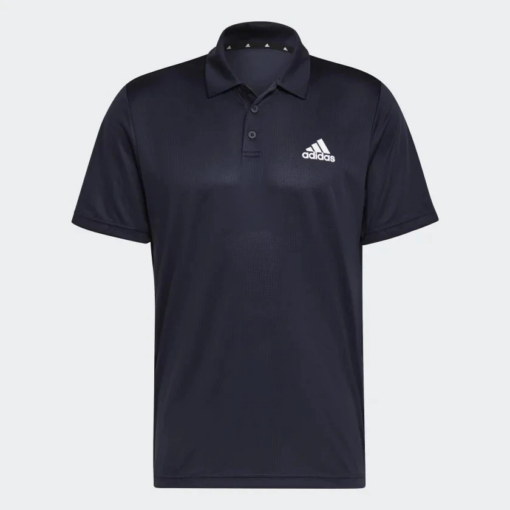 Áo Polo Adidas Nam Chính Hãng - Primeblue Designed To Move Sport 3-Stripes - Navy H13873