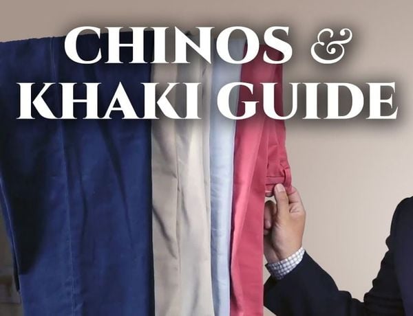 Quần chinos là gì? Sự khác biệt giữa quần chinos và quần khaki